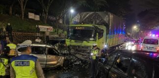 Pemeriksaan Kecelakaan Puncak Cianjur Temukan Masalah pada Sistem Rem Truk kecelakaan Puncak Cianjur