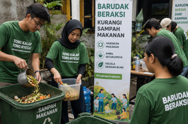 aksi kurangi sampah makanan Bandung