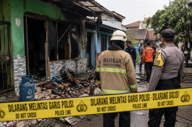 ledakan gas Bekasi