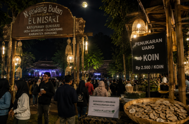 nyawang bulan bunisari