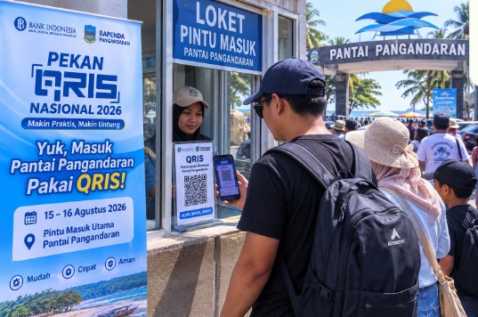 QRIS Pantai Pangandaran