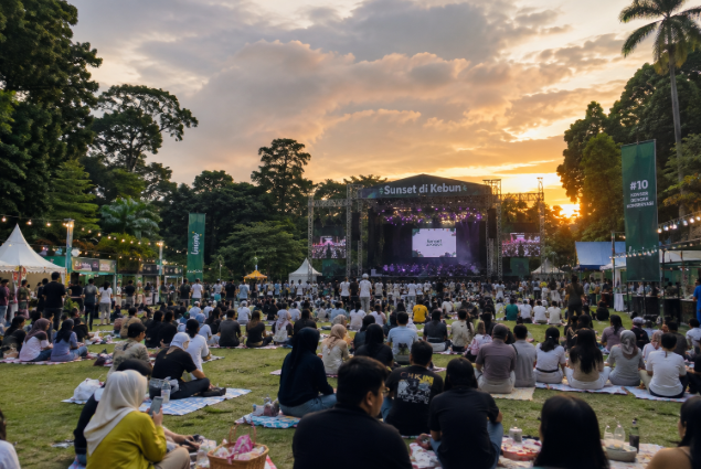 Sunset di Kebun