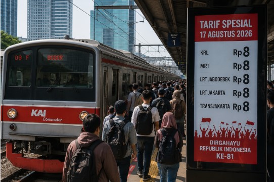 tarif transportasi kemerdekaan