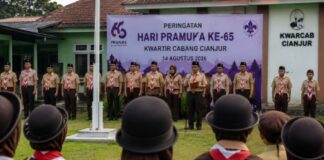 Hari Pramuka Cianjur Dipusatkan di Sekretariat Kwarcab Hari Ini Hari Pramuka Cianjur