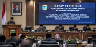 APBD Perubahan Tasikmalaya Prioritaskan Infrastruktur, Gaji PPPK Paruh Waktu Masuk Anggaran APBD Perubahan Tasikmalaya