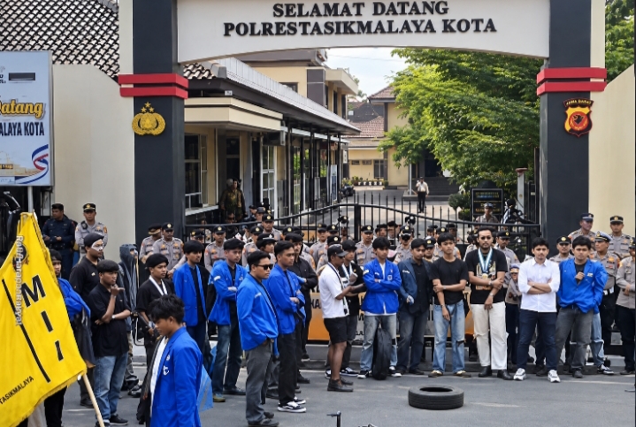 Demo aksi geng motor Tasikmalaya - lintas priangan