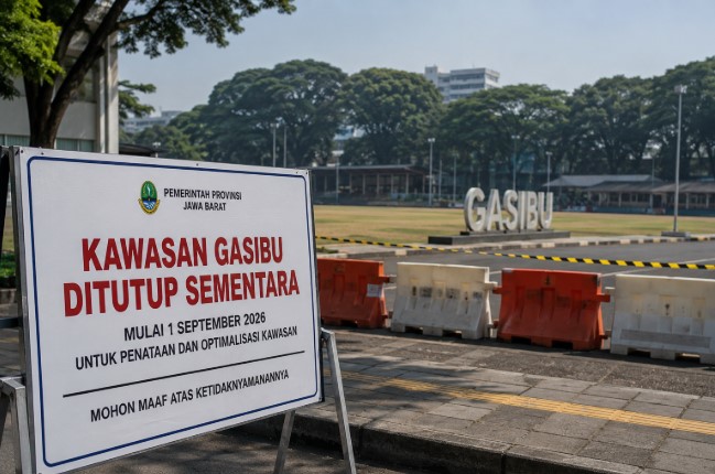 Gasibu ditutup