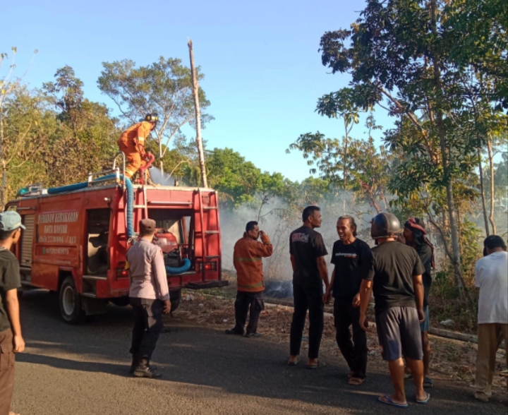 Kebakaran Lahan Banjar - lintas priangan