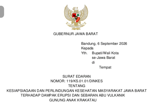 Surat Edaran Gubernur Jabar - lintas priangan