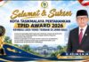 Ketua DPRD Kota Tasikmalaya: TPID Award Harus Jadi Standar Baru, Bukan Titik Akhir TPID Award Kota Tasikmalaya