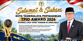 Ketua DPRD Kota Tasikmalaya: TPID Award Harus Jadi Standar Baru, Bukan Titik Akhir TPID Award Kota Tasikmalaya