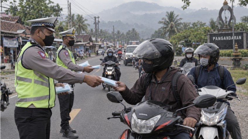 abu vulkanik Pangandaran