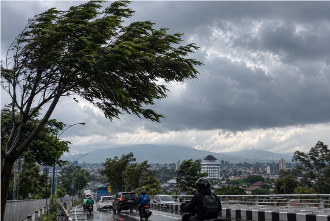 angin kencang Jawa Barat