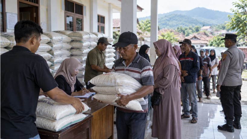 bantuan beras Garut