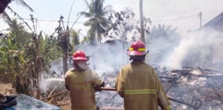 Rumah Lansia di Banjaranyar Ciamis Ludes Terbakar, Kerugian Rp75 Juta kebakaran Banjaranyar Ciamis - lintas priangan