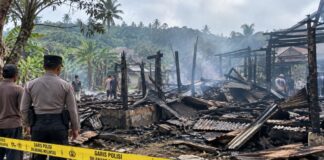 Kebakaran Bojonggambir Hanguskan Tiga Rumah, Kerugian Ditaksir Rp185 Juta kebakaran Bojonggambir