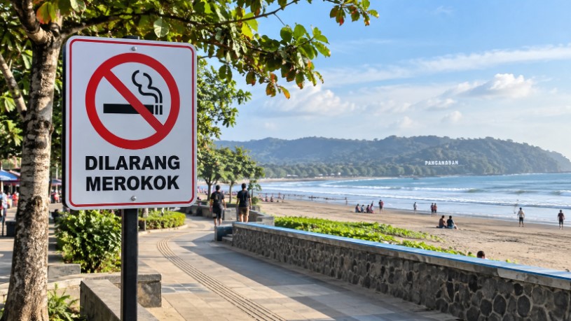 larangan merokok Pangandaran