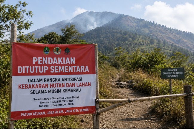 pendakian gunung Garut