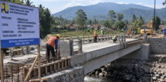 Jembatan Cidarengdeng Garut Ditargetkan Rampung 5 Oktober 2026 Jembatan Cidarengdeng