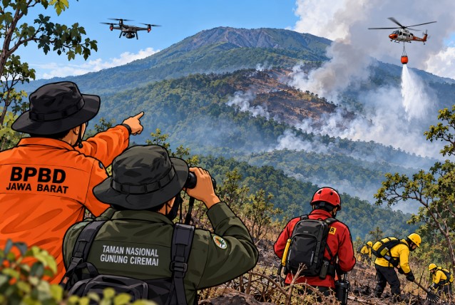 Karhutla Gunung Ciremai