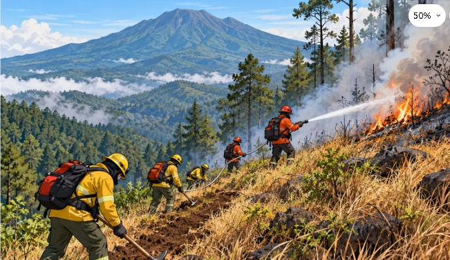 Kebakaran Gunung Ciremai