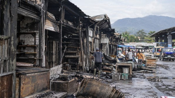 Kebakaran Pasar Andir Garut