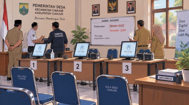 Pilkades Cianjur Ditunda