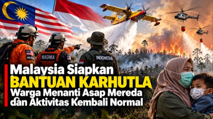 Bantuan Malaysia karhutla - Nasional
