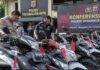 10 Kasus Curanmor Tasikmalaya Kota Terungkap, 14 Motor Diamankan curanmor Tasikmalaya Kota