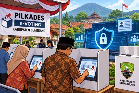 e-voting Pilkades Sumedang