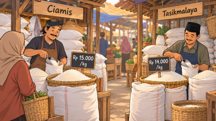 harga beras medium