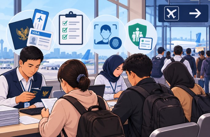 keberangkatan PMI ke Korea Selatan