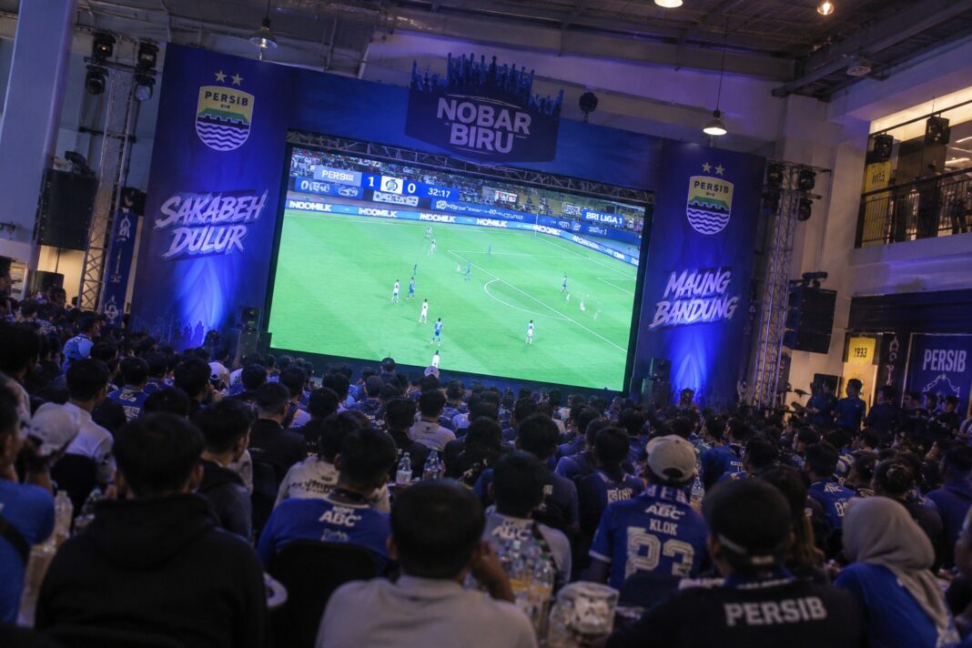 Nobar Persib vs Persik Kediri - Persib
