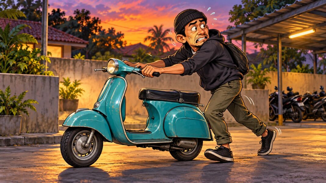 pencurian Vespa di Cirebon - Berita Cirebon
