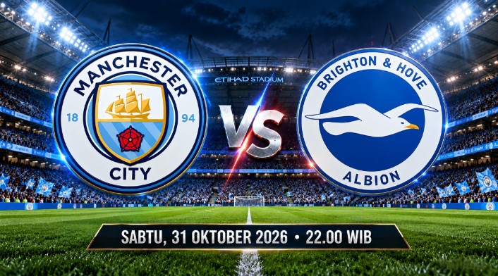 prediksi Manchester City vs Brighton - Olahraga