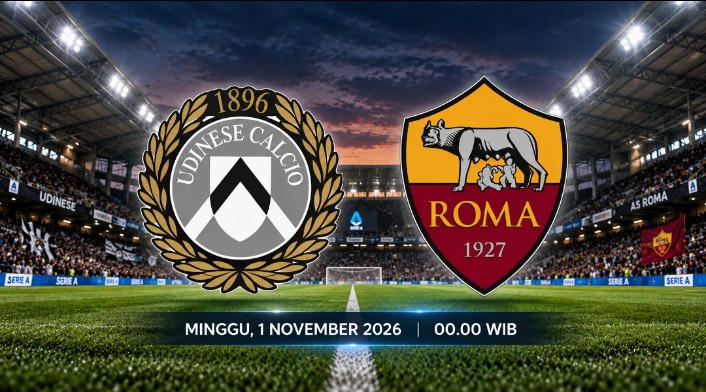 prediksi Udinese vs AS Roma - Olahraga