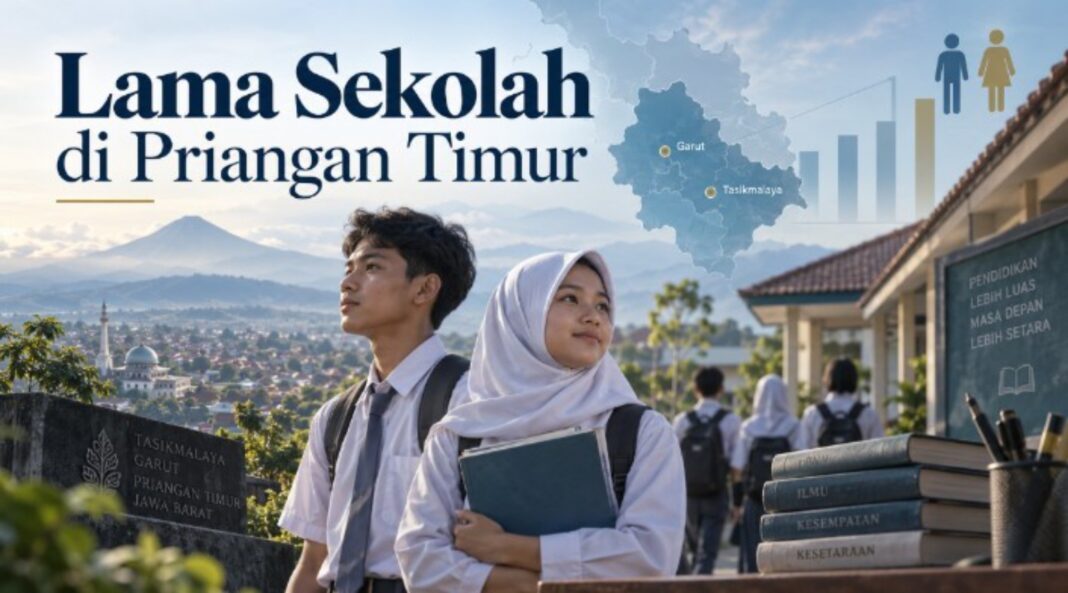 rata-rata lama sekolah Priangan Timur
